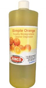 Simple Orange Ultrasonic Cleaner Solution